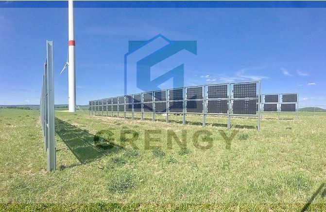 Vertical Bifacial Solar Ground Mounting Systems
