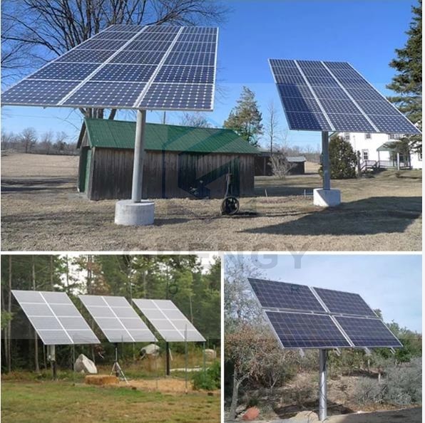 Single Pole Ground Mounting System