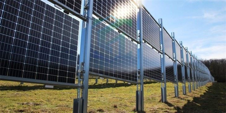 Vertical Solar Mounting Structure