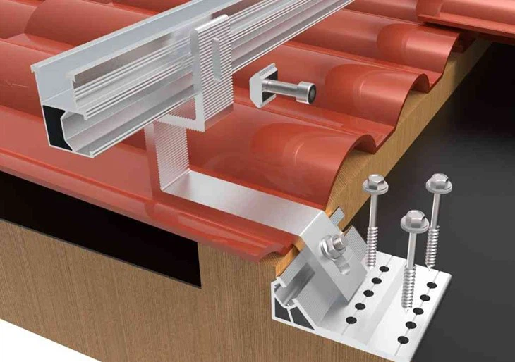 Adjustable Aluminum Tiles Roof Hooks