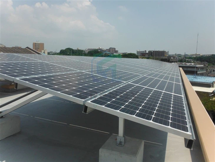 Flat Roof Solar Concrete Mounting System