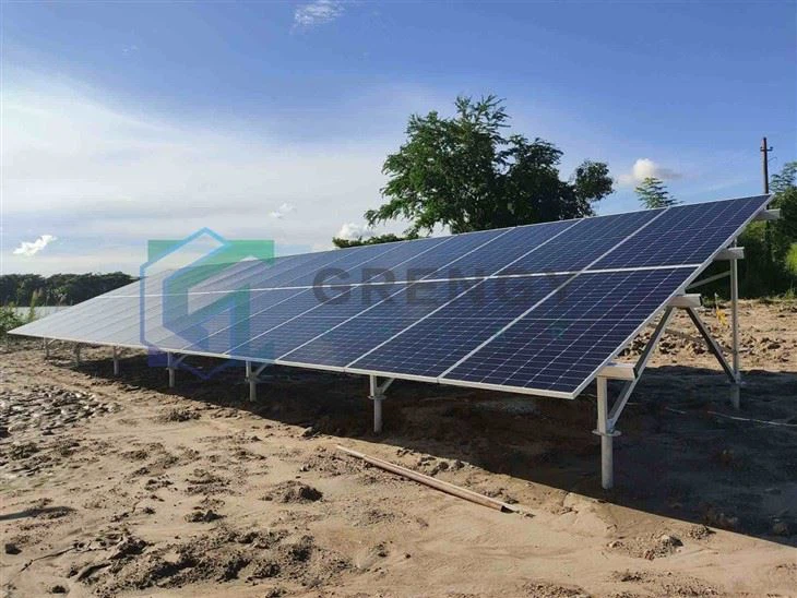 Ground Screw Pole For Solar Project