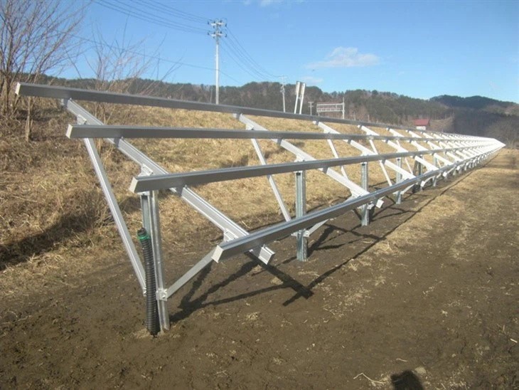 Piles Foundation Solar Racking For Commercial Projects price
