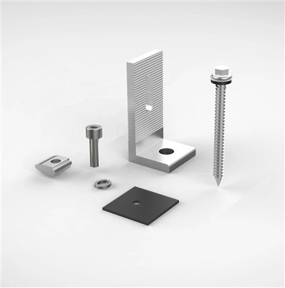 الألومنيوم L القدم قوس رف للطاقة الشمسية