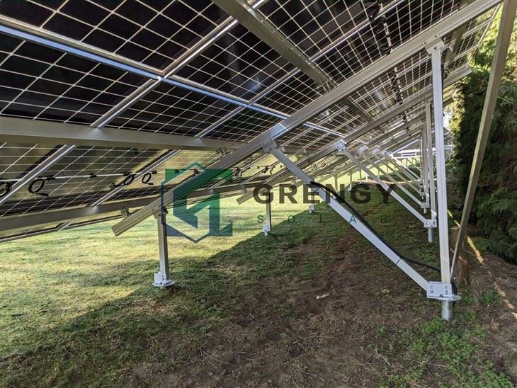 Solar Panel Structure Fixed Tilt Angle